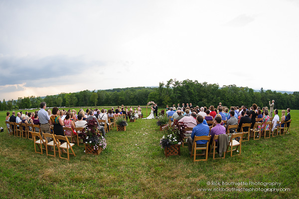 Overall view of wedding ceremony