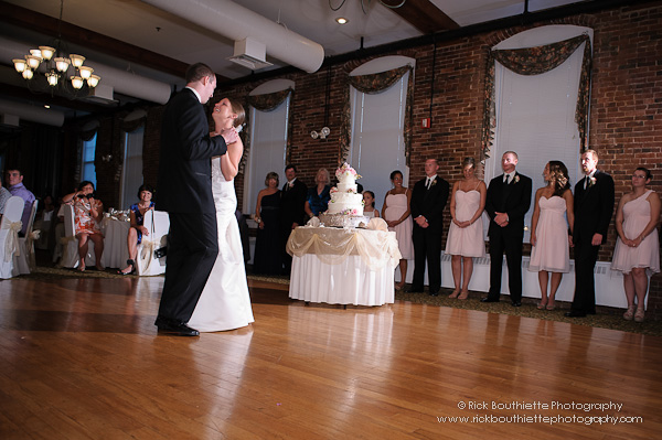 Bride & Groom dancing at wedding reception, Fratello's, Manchester, NH