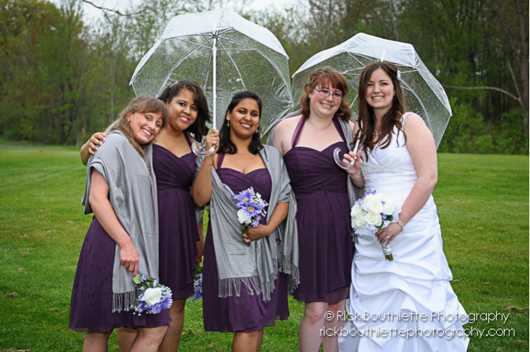 bride & bridesmaids