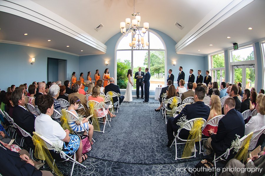 Wedding ceremony at Cypress Point Country Club