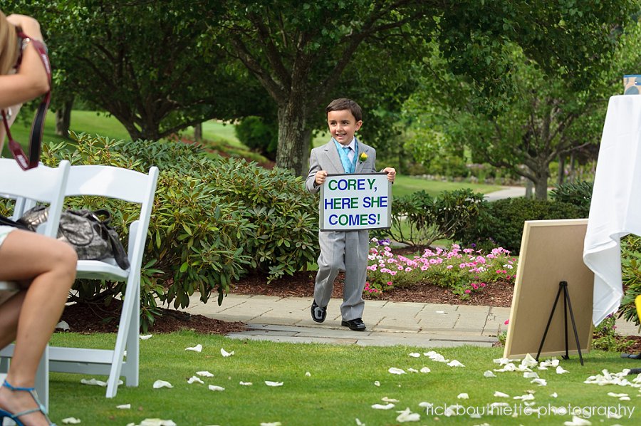 wedding ceremony at candia woods