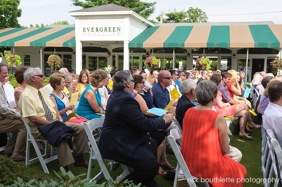 wedding ceremony at candia woods