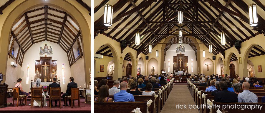 Blessed Sacrament Church wedding, Manchester, NH