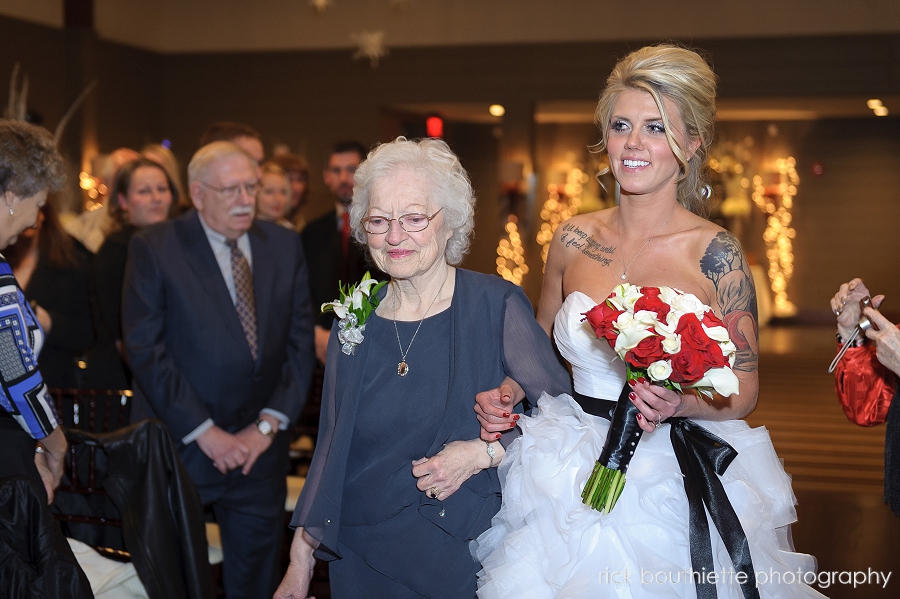 Bride and grandmother at LaBelle Winery wedding