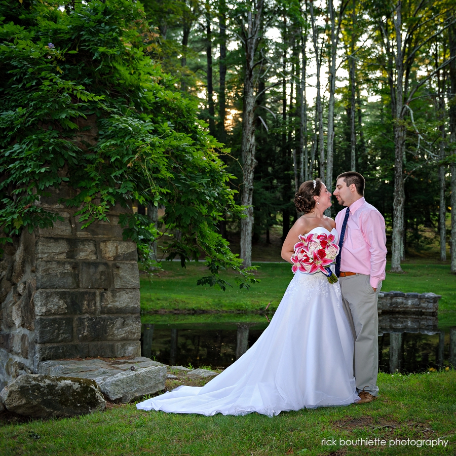 bride & groom formal portrait