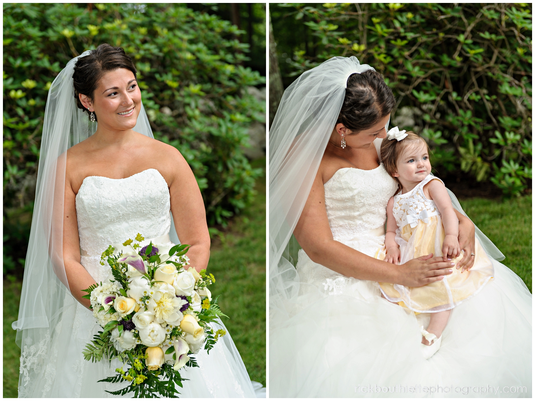 outdoor portrait of bride