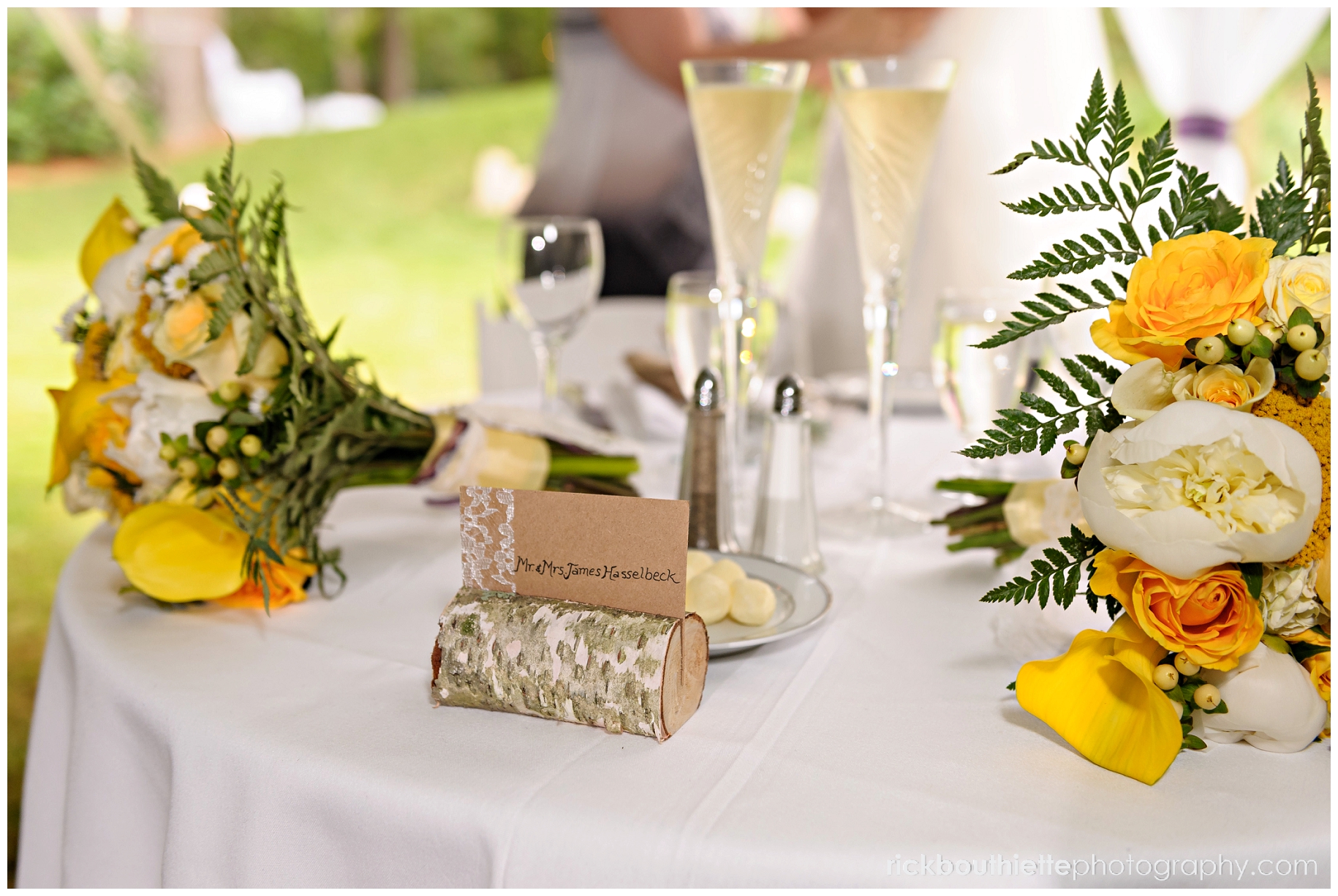 wedding reception details