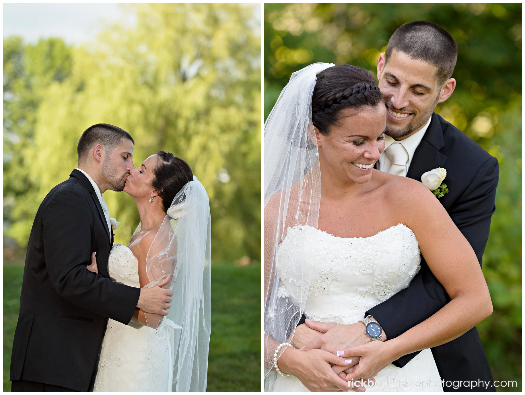 bride & groom partraits at Evergreen Pavilion