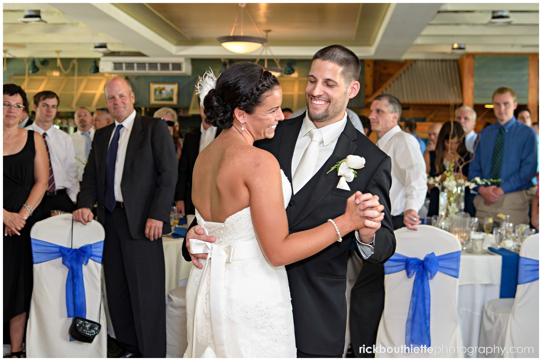 bride and groom first dance at Candia Woods wedding