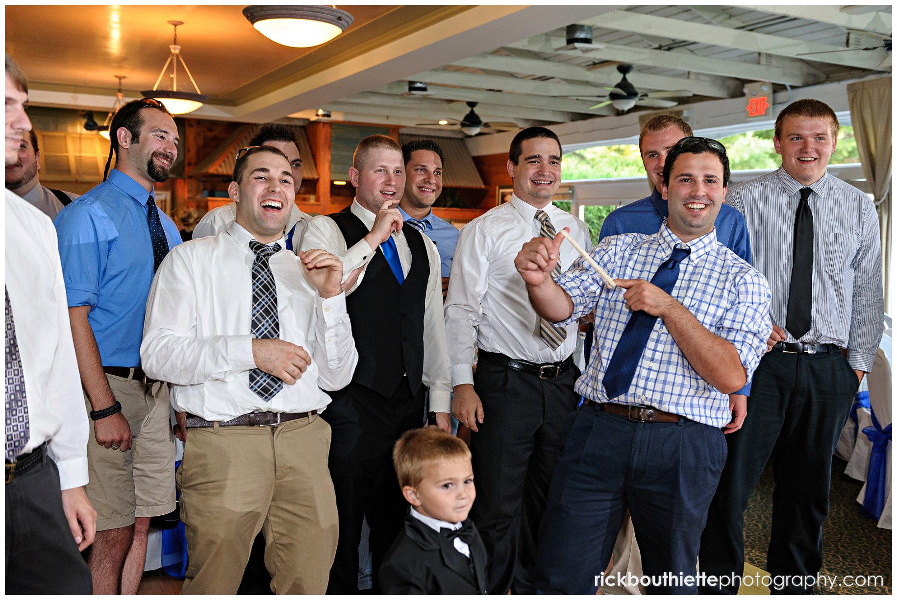 catching the garter at Candia Woods