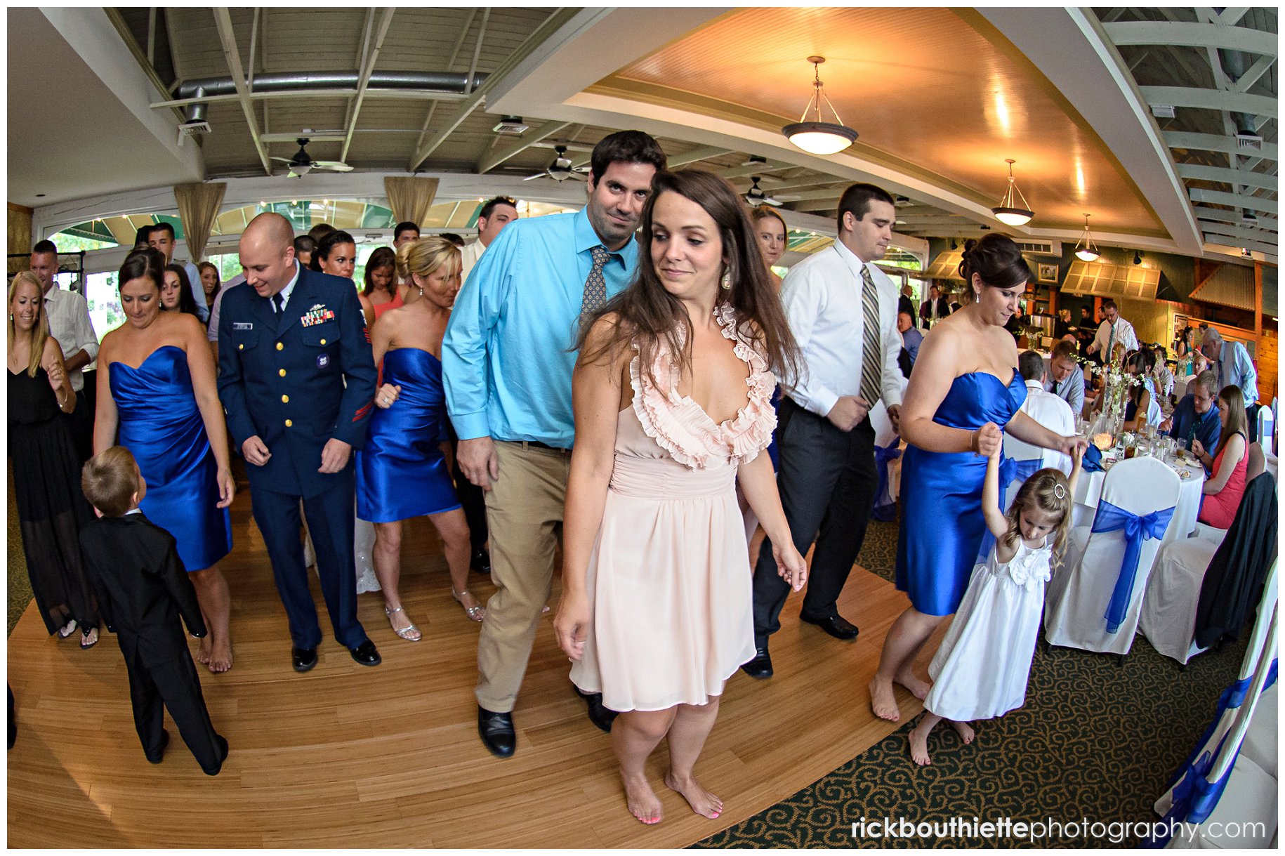 guests dancing at Candia Woods wedding