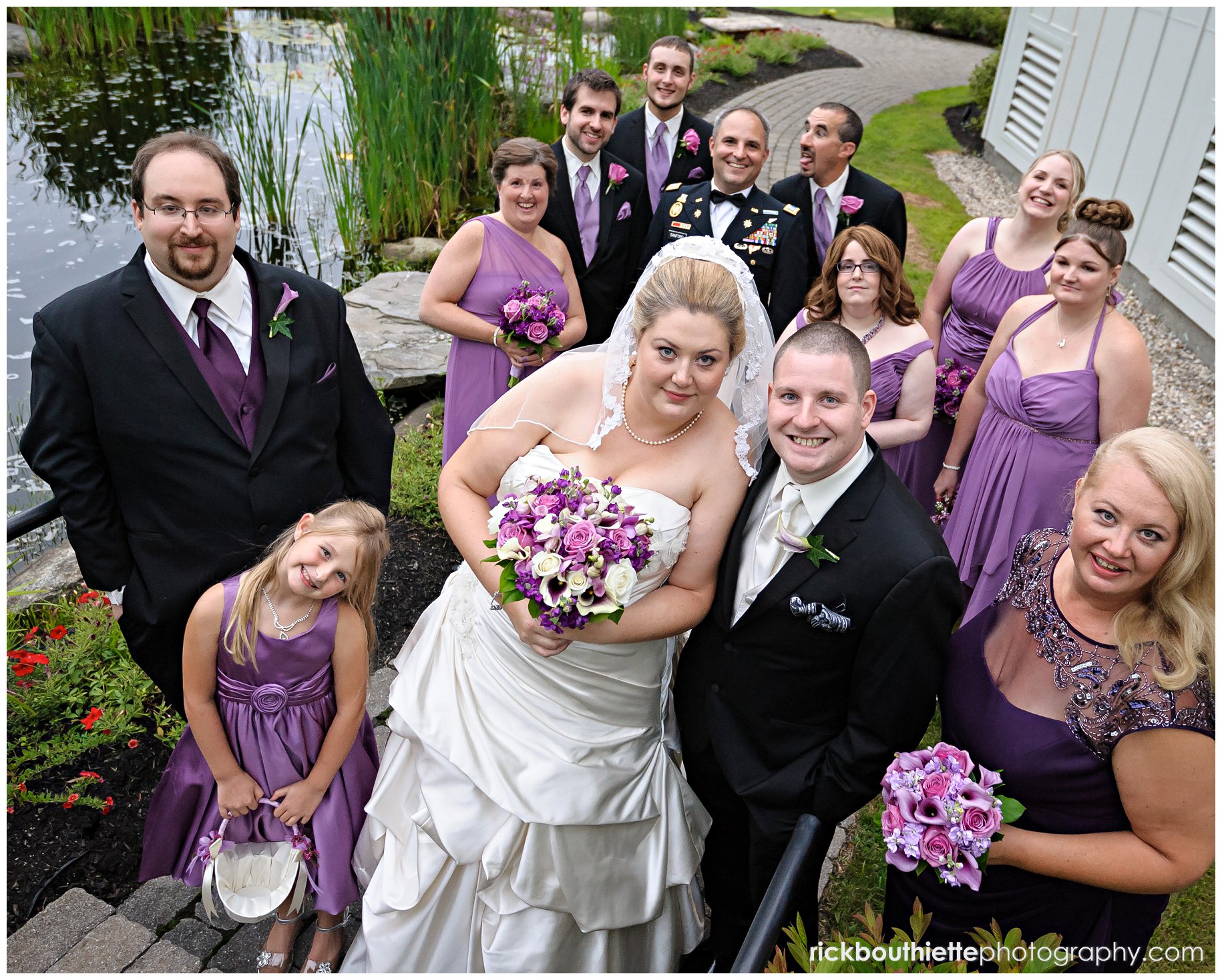 wedding party at Atkinson Country Club