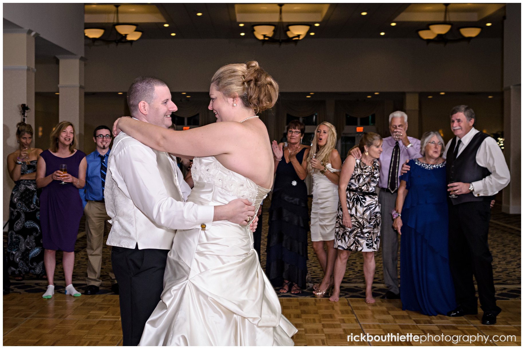 last dance bride & groom first dance at Atkinson Country Club wedding