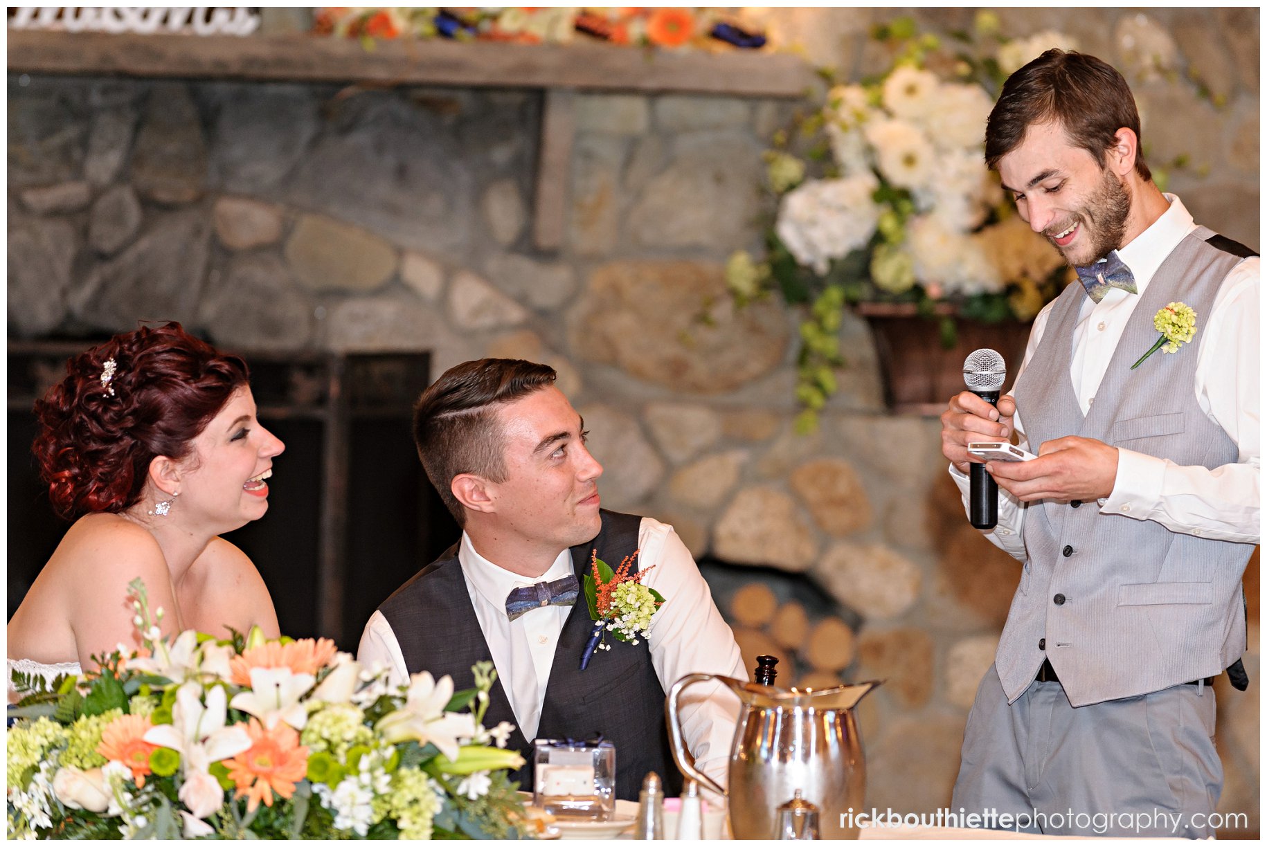 best man toast at Tewksbury Country Club wedding