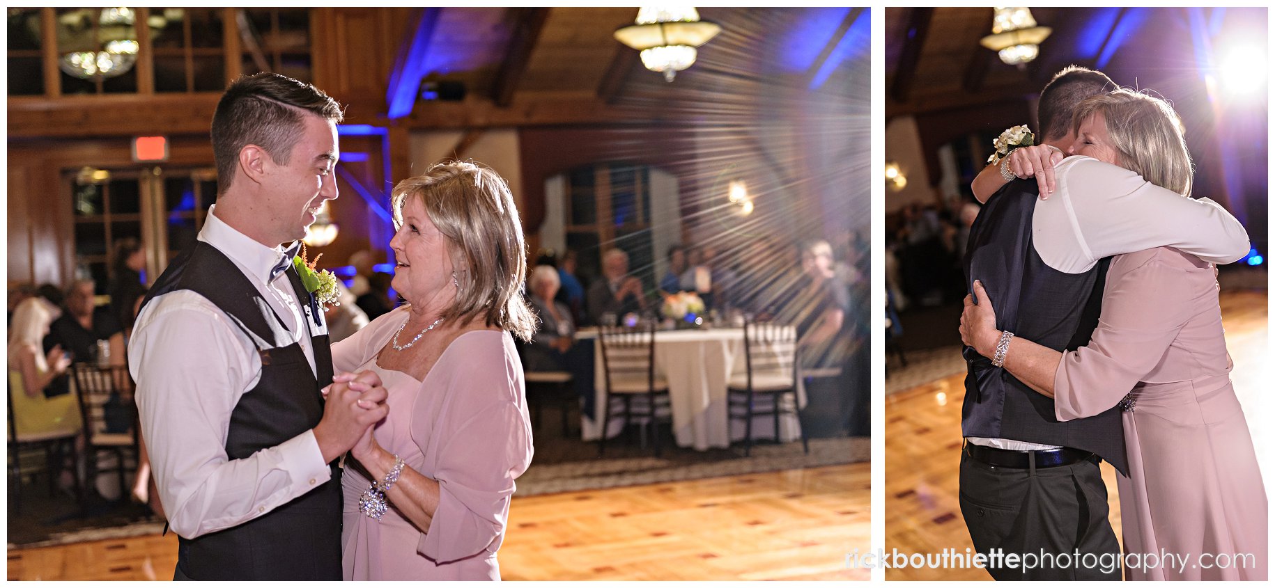 Mother & groom dance at Tewksbury Country Club wedding