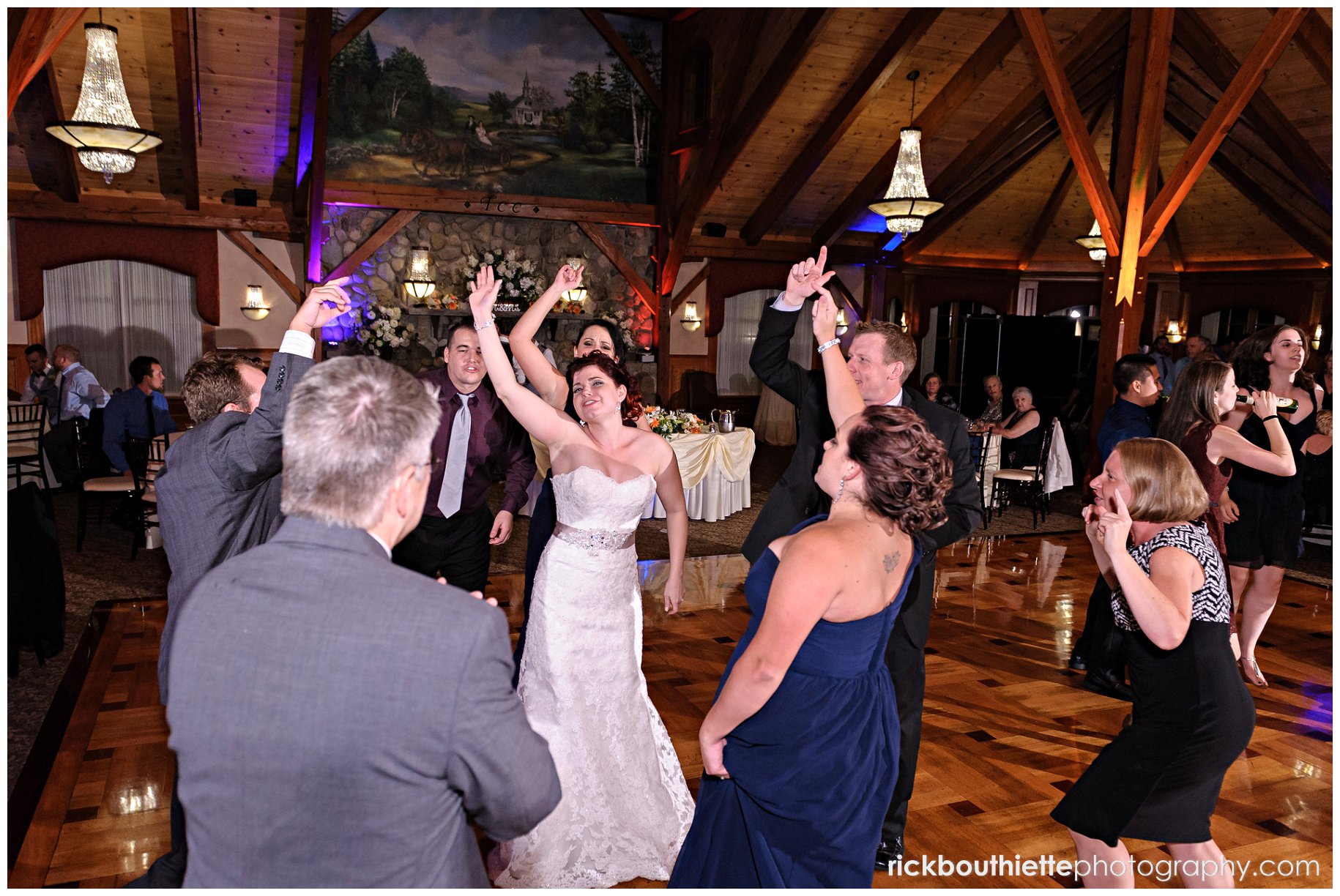 wedding reception at Tewksbury Country Club