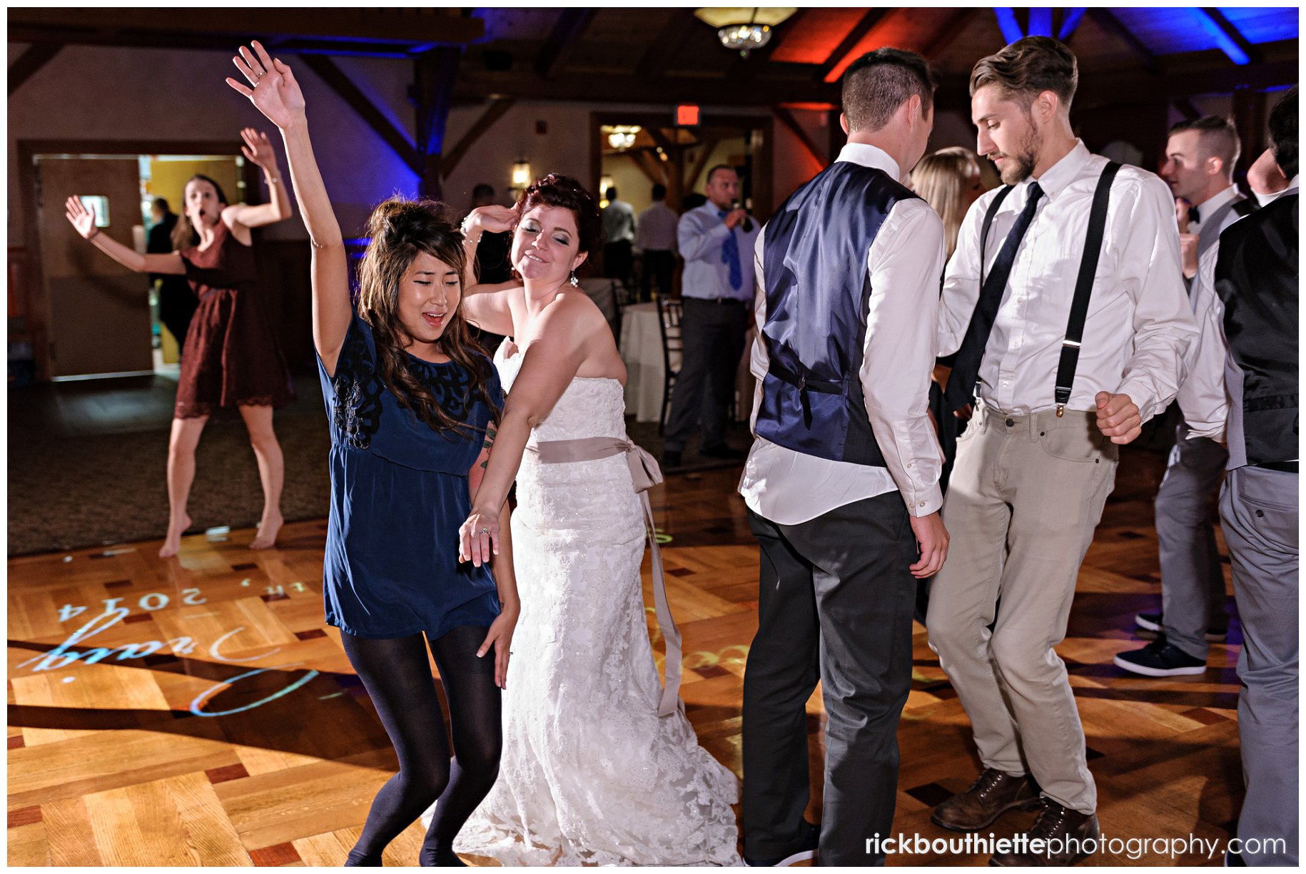 wedding reception at Tewksbury Country Club