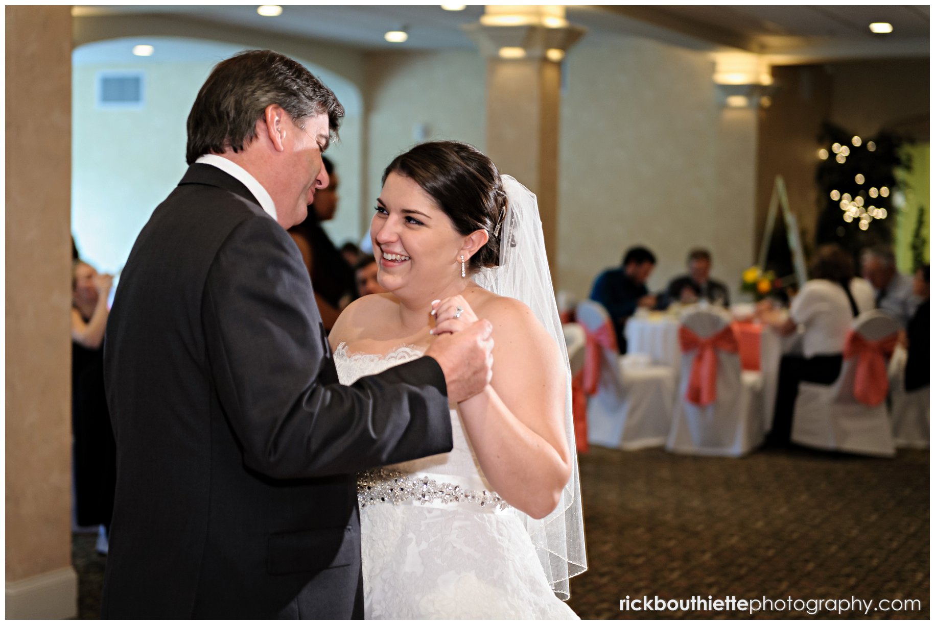 bride dances with her Father at wedding