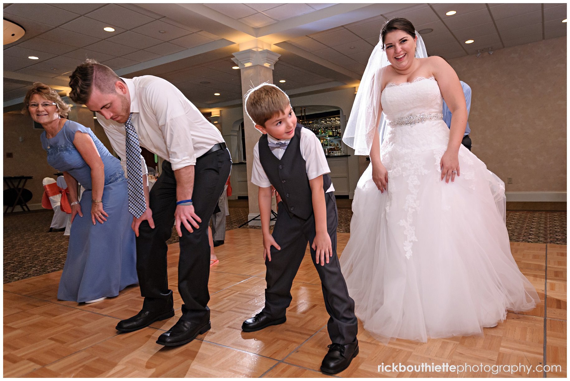 bride dancing at wedding