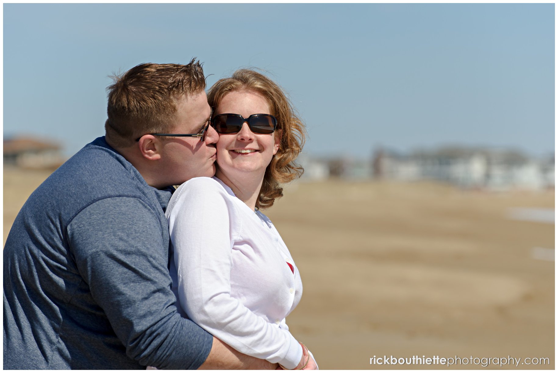 couple enjoying the seacoast, New Hampshire engagement photography