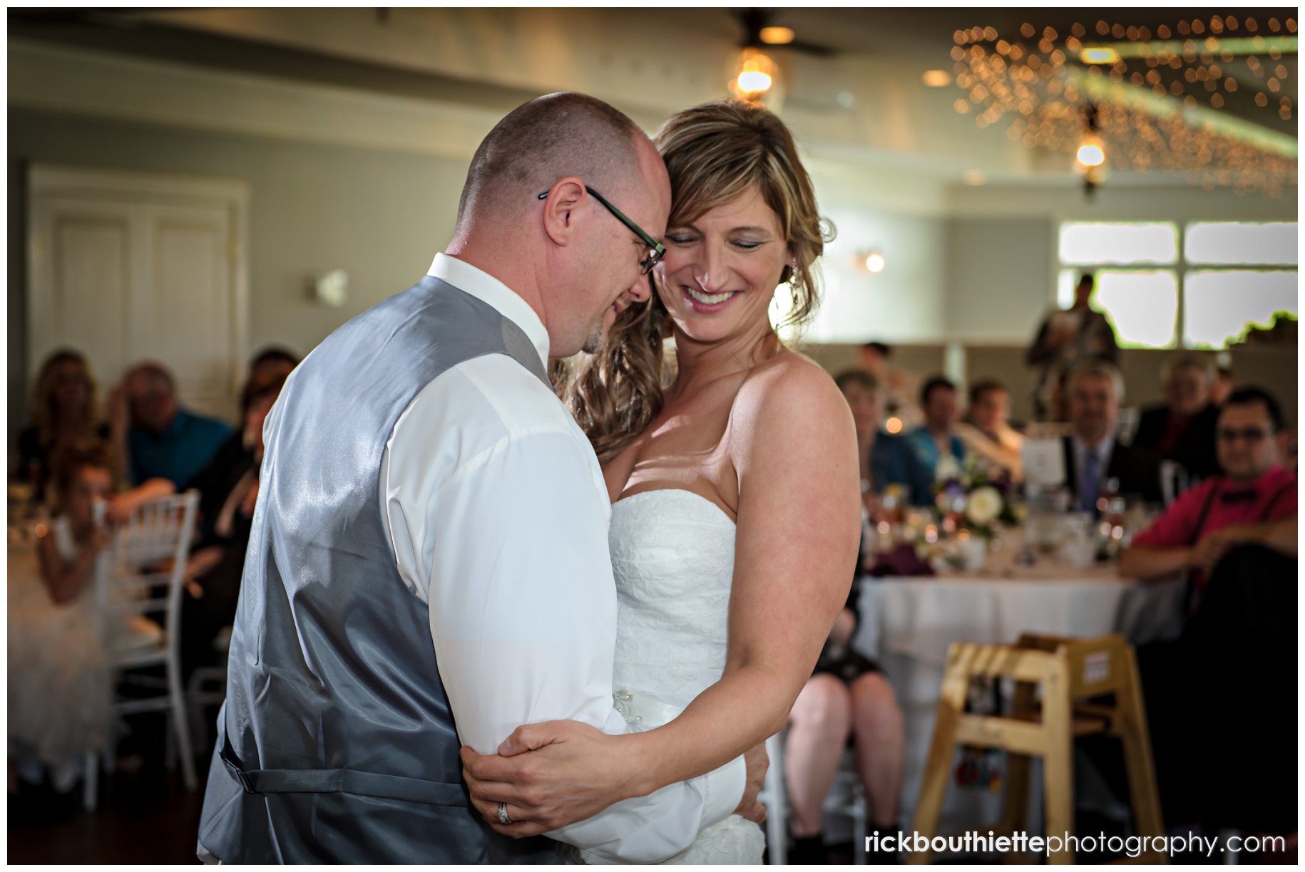 bride and groom during last dance at Grandview Ballroom wedding in somersworth nh