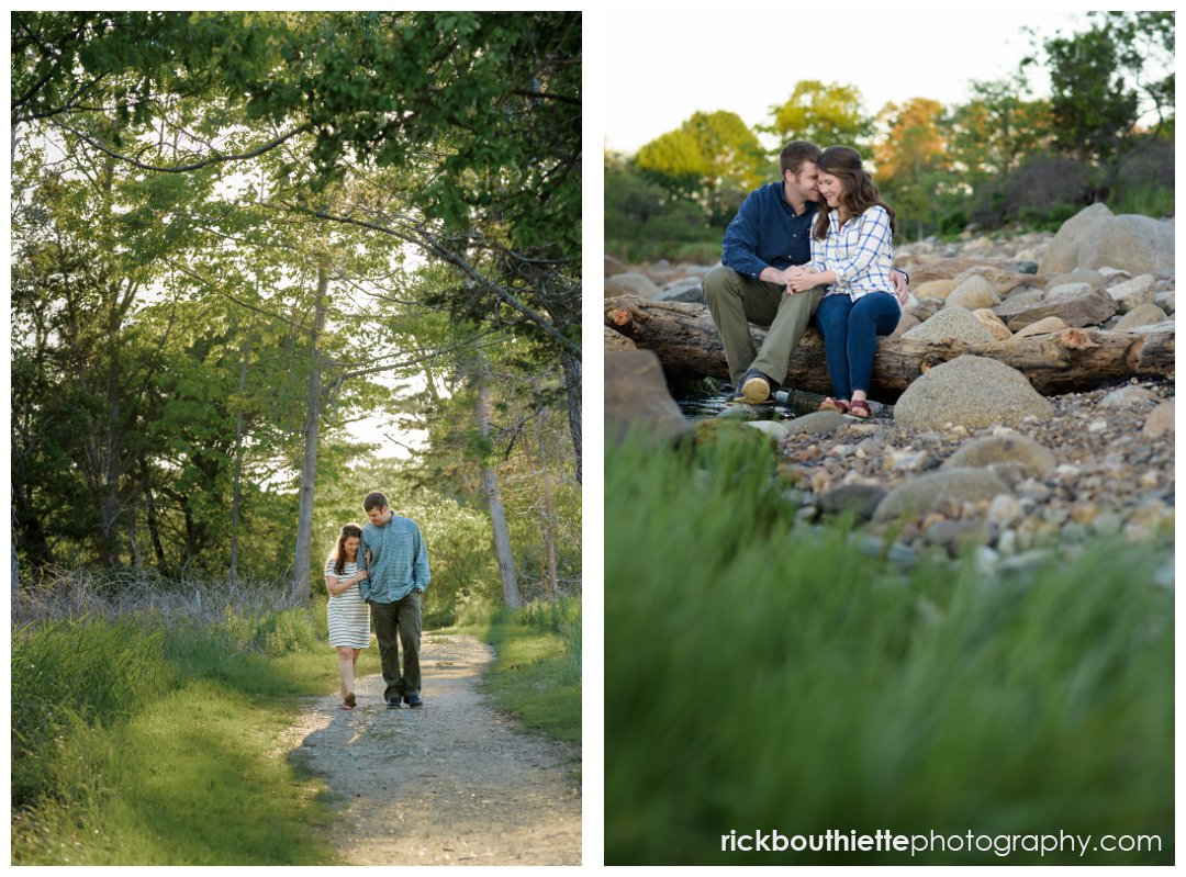 natural romantic moments make engagement photos more realistic
