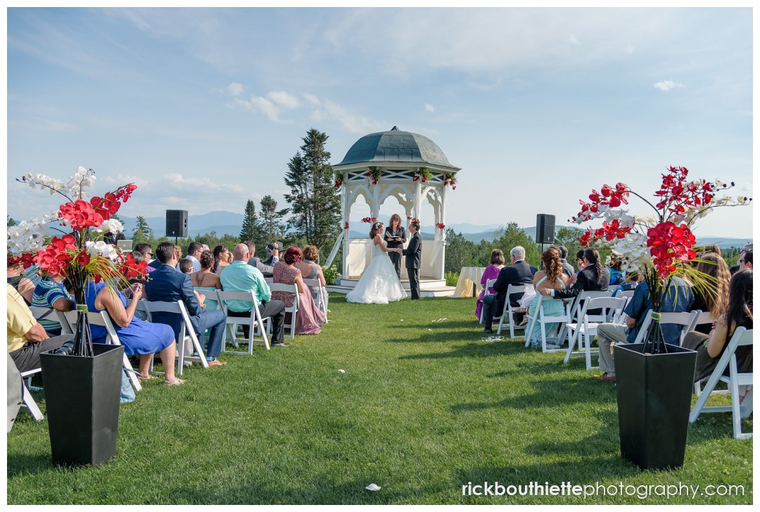 overall view of Mountain view Grand wedding ceremony