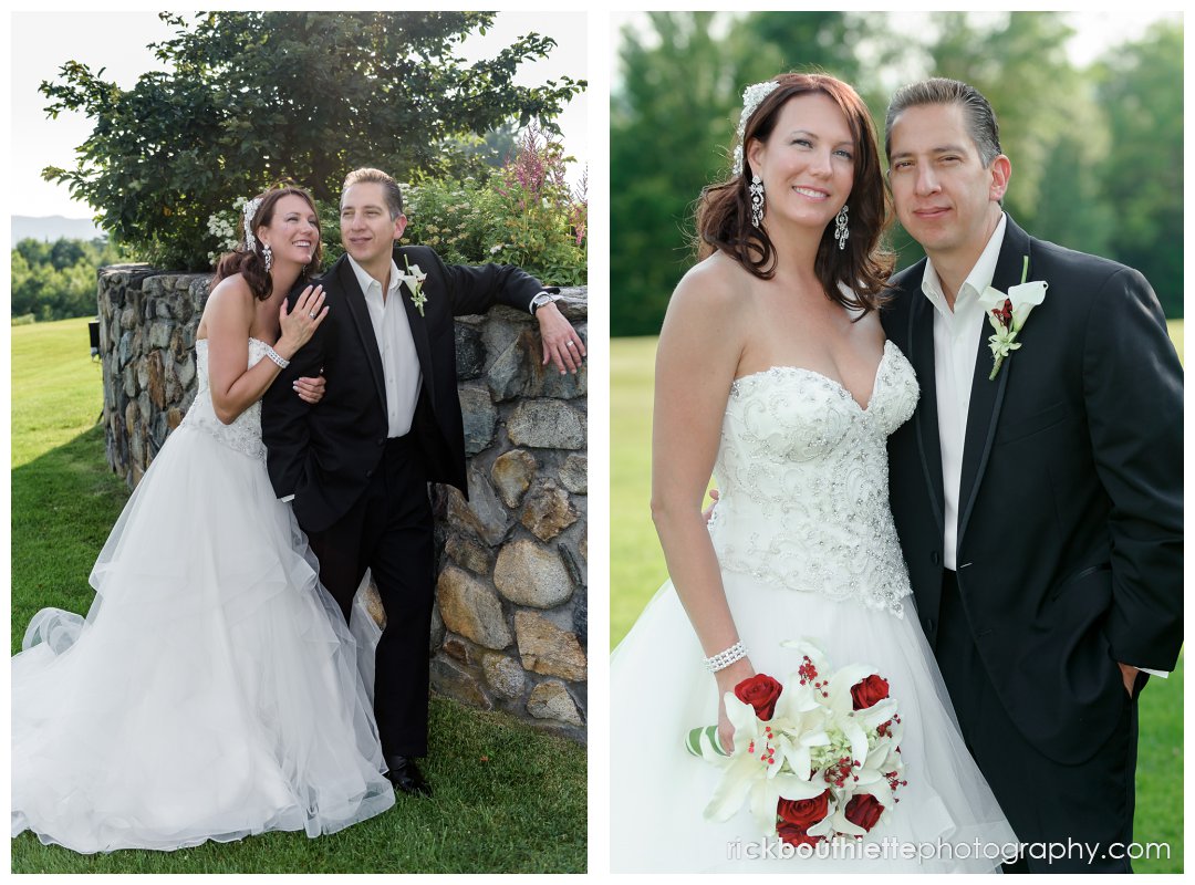 bride and groom portrait at Mountain View Grand Resort