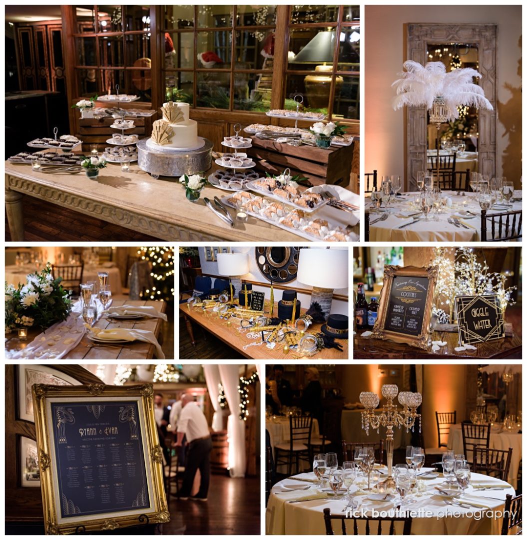 New Year’s Eve wedding details at the Bedford Village Inn